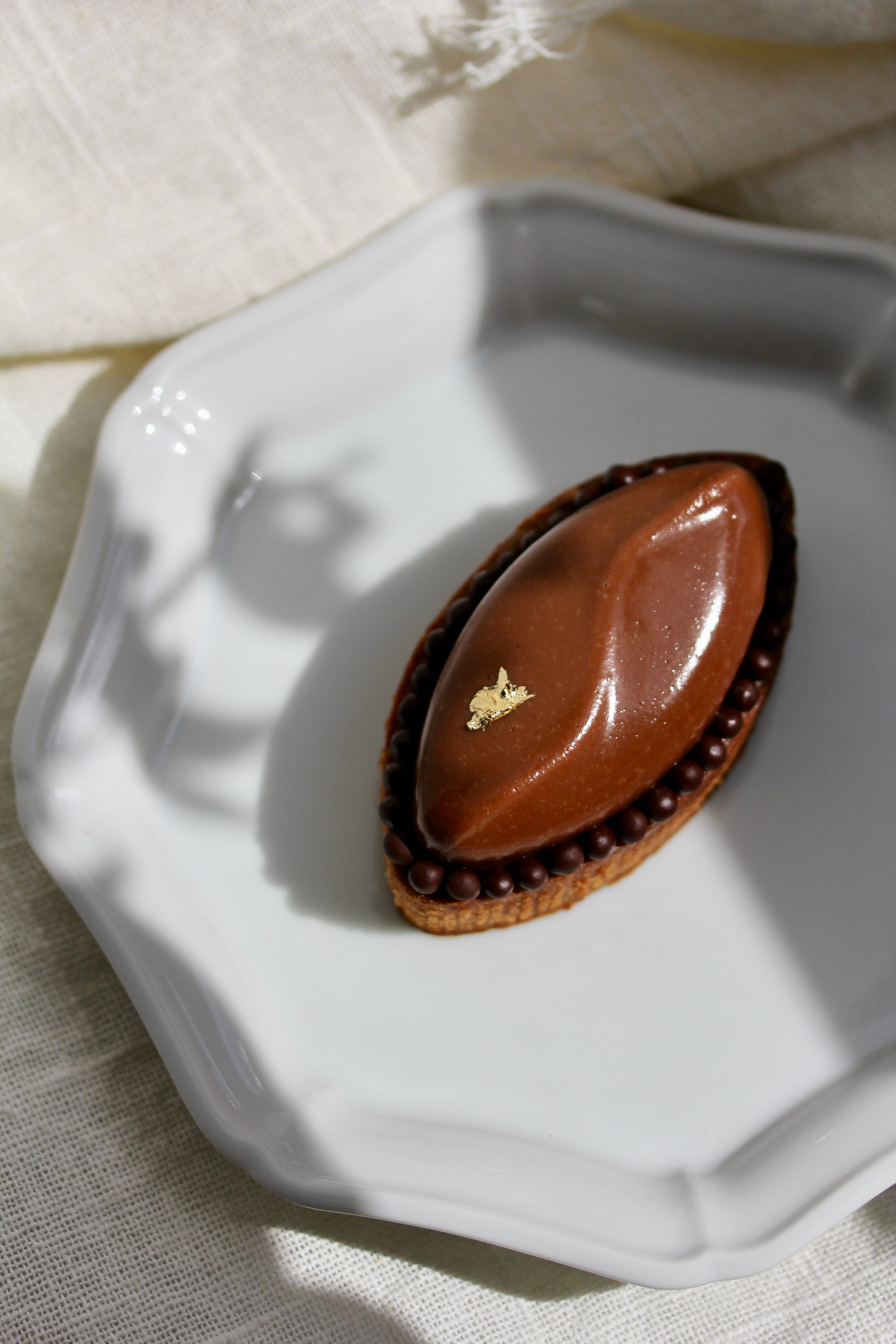 Espresso chocolate tart